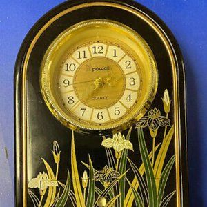 Vintage R Powell Quartz Shelf Desk Clock